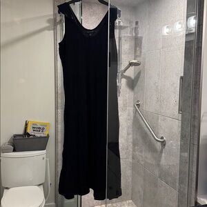 Saks Black Sleeveless Dress